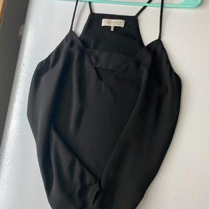 Nordstrom Fancy Black Tank Top